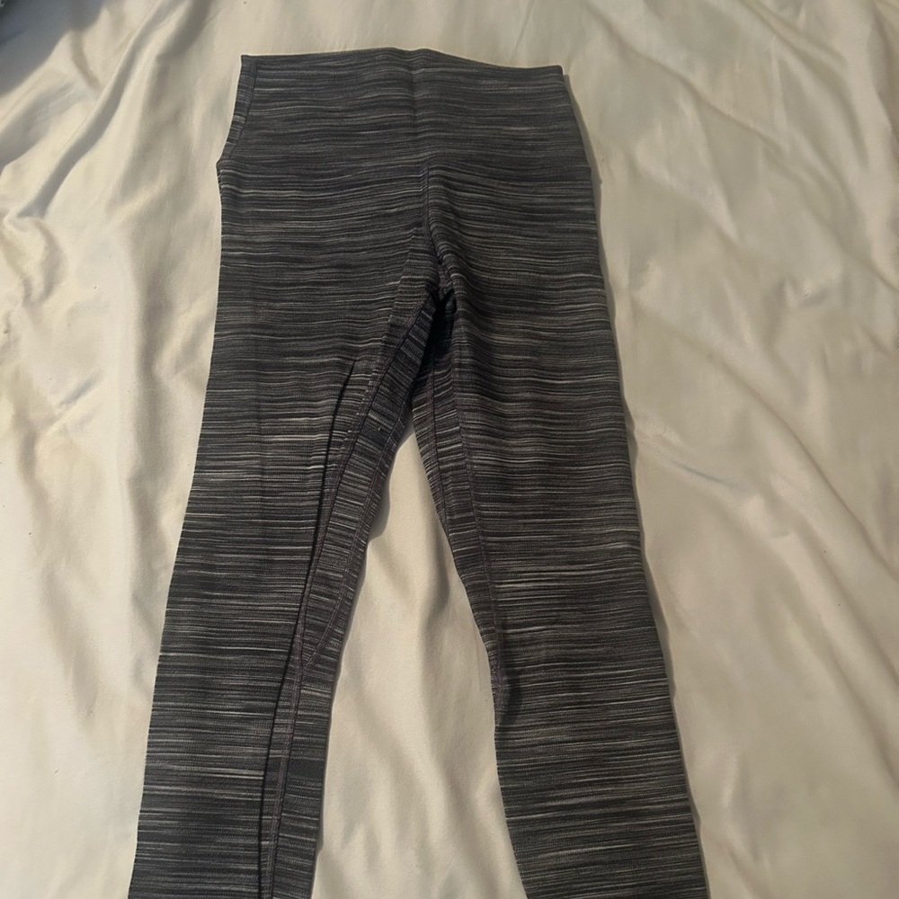 LULULEMON align 25” leggings jacquard material